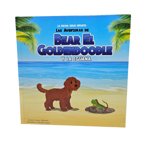 Bear El Goldendoodle y la Iguana